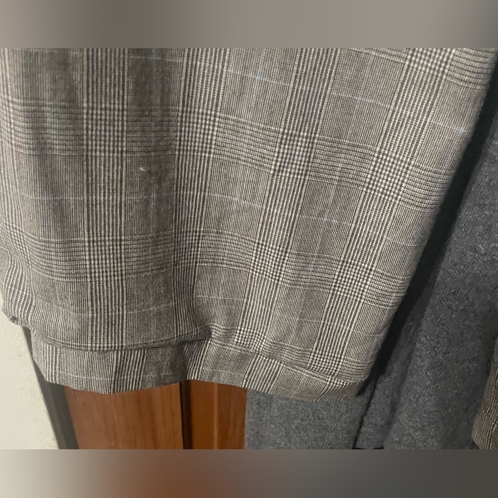 J Crew Italian Wool Herringbone Wide Leg Pants Trousers - Picture 4 of 16